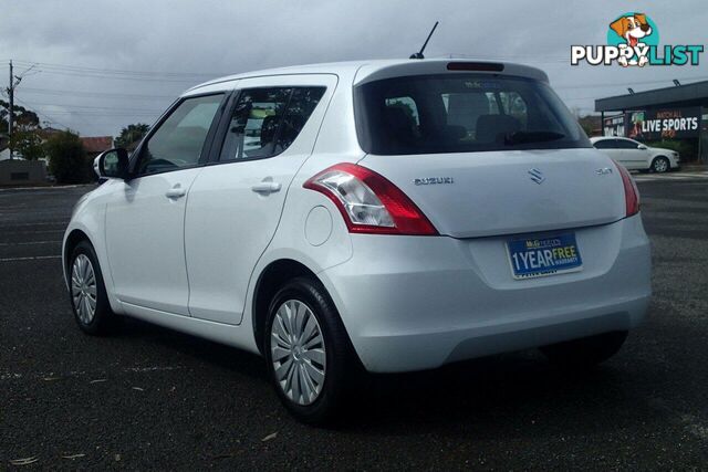 2015 SUZUKI SWIFT GL FZ HATCH, 5 DOORS, 5 SEATS