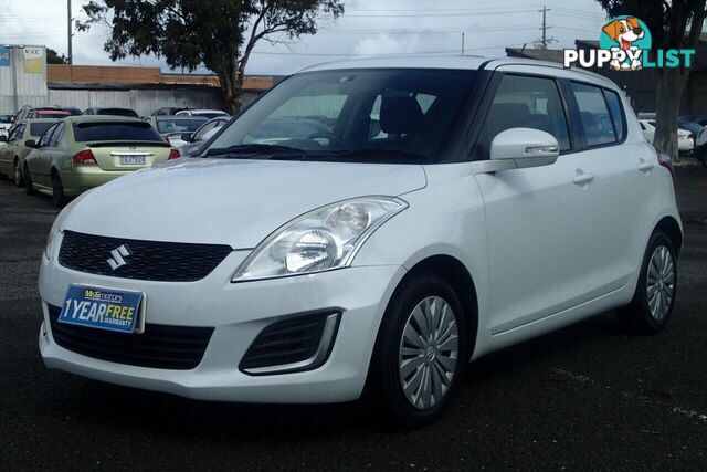 2015 SUZUKI SWIFT GL FZ HATCH, 5 DOORS, 5 SEATS