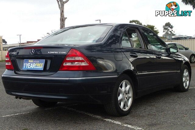 2000 MERCEDES-BENZ C200 CLASSIC W202 SEDAN, 4 DOORS, 5 SEATS