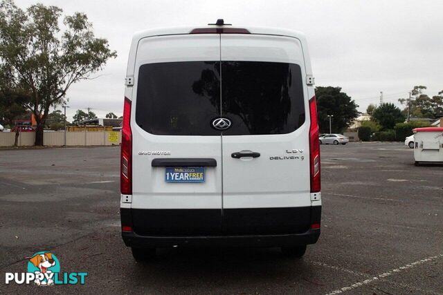 2021 LDV G10 BARN DOOR SV7C MY21 COMMERCIAL, 4 DOORS, 2 SEATS