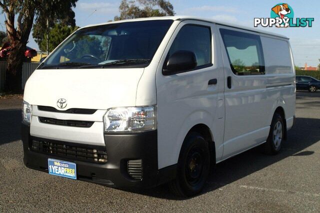 2017 TOYOTA HIACE LWB KDH201R MY16 COMMERCIAL, 4 DOORS, 2 SEATS