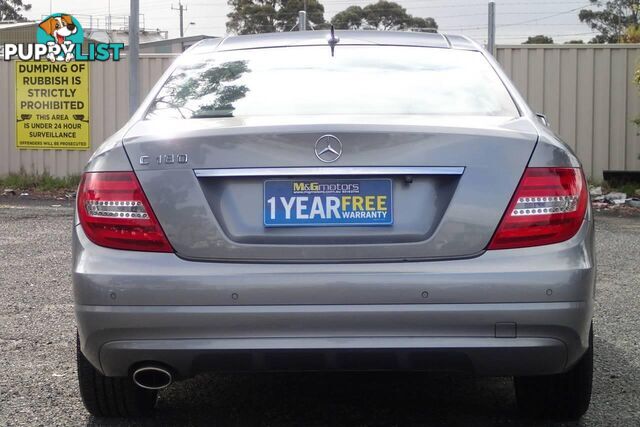 2013 MERCEDES-BENZ C180 BE W204 MY13 COUPE, 2 DOORS, 4 SEATS