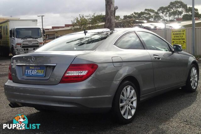 2013 MERCEDES-BENZ C180 BE W204 MY13 COUPE, 2 DOORS, 4 SEATS