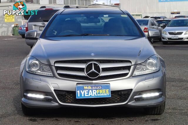 2013 MERCEDES-BENZ C180 BE W204 MY13 COUPE, 2 DOORS, 4 SEATS