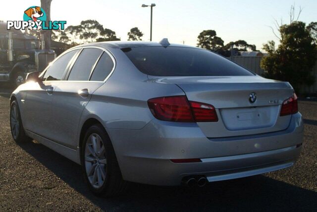 2011 BMW 528I  F10 MY11 SEDAN, 4 DOORS, 5 SEATS