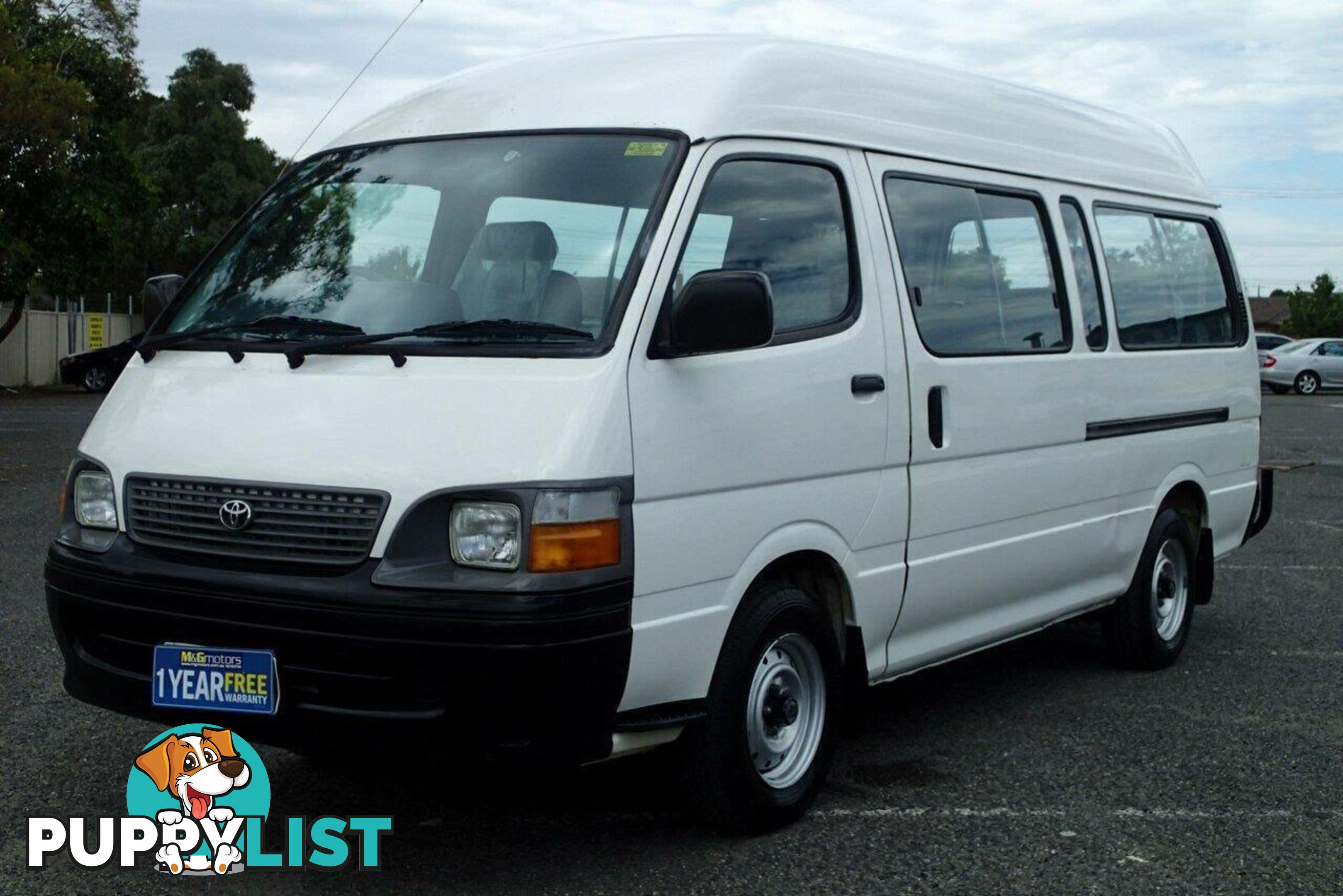 2001 TOYOTA HIACE COMMUTER RZH125R PEOPLE MOVER, 3 DOORS, 14 SEATS