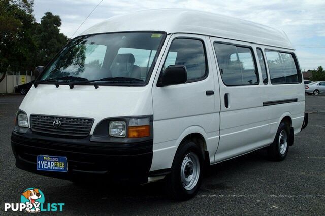 2001 TOYOTA HIACE COMMUTER RZH125R PEOPLE MOVER, 3 DOORS, 14 SEATS