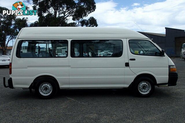 2001 TOYOTA HIACE COMMUTER RZH125R PEOPLE MOVER, 3 DOORS, 14 SEATS