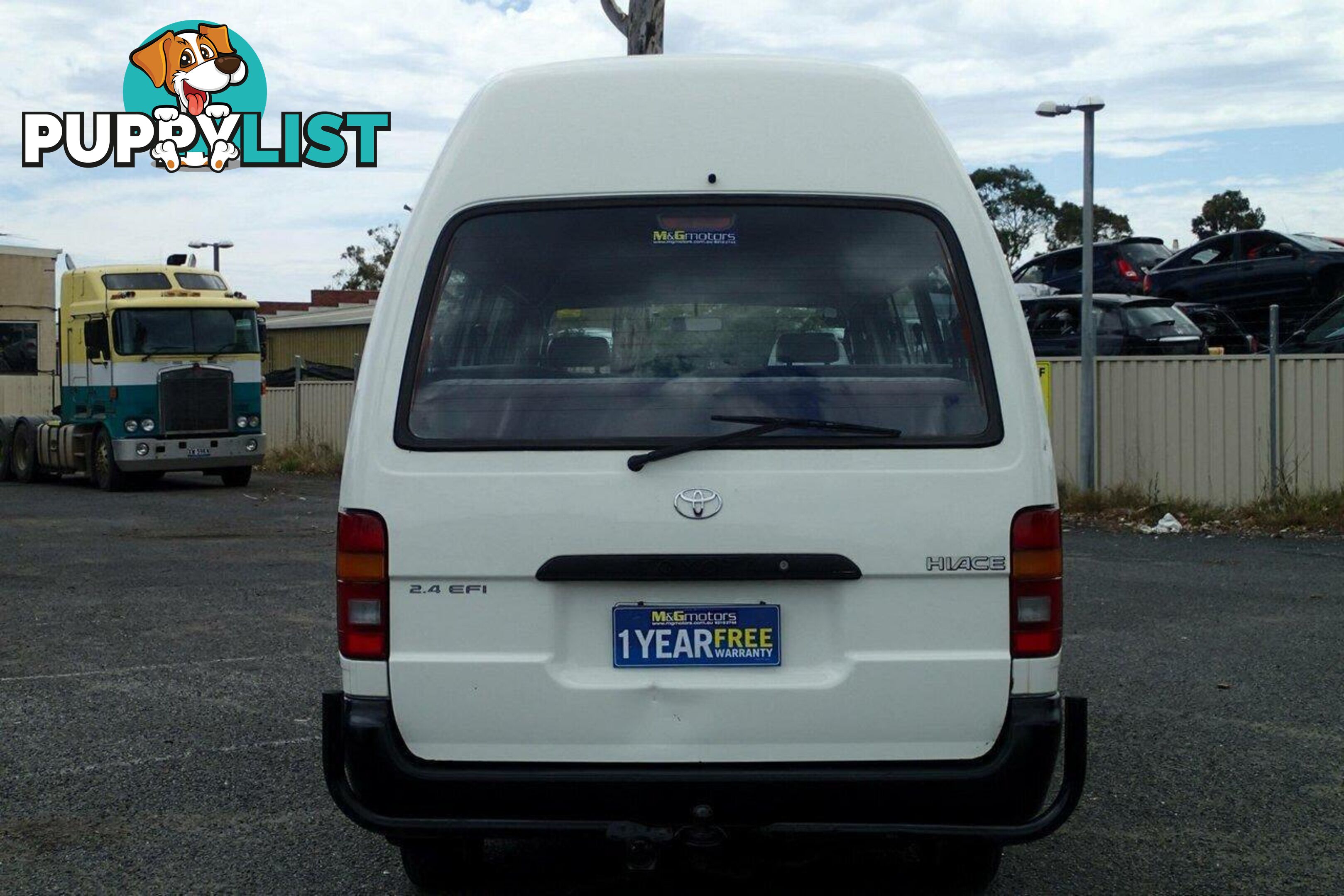 2001 TOYOTA HIACE COMMUTER RZH125R PEOPLE MOVER, 3 DOORS, 14 SEATS