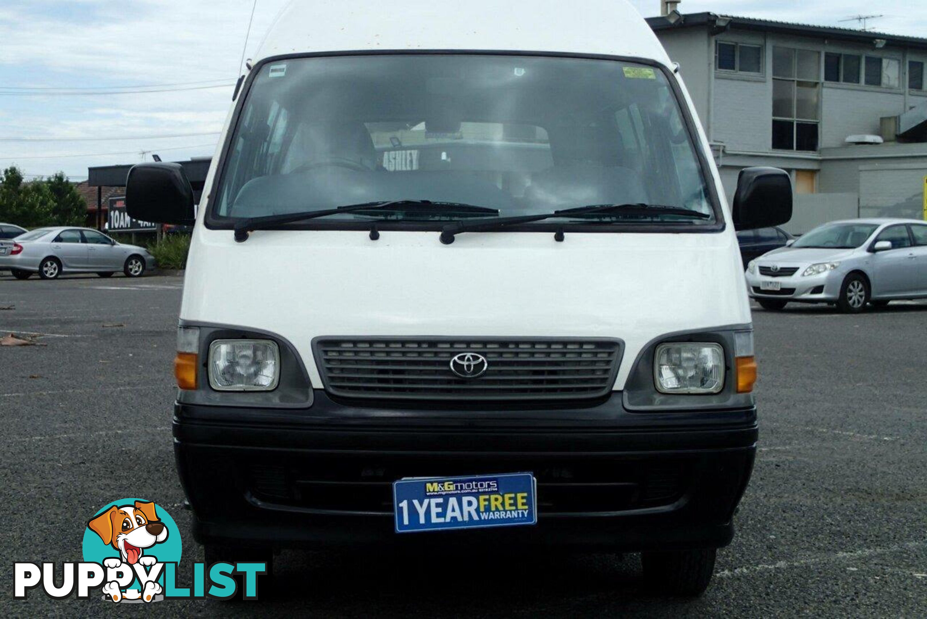 2001 TOYOTA HIACE COMMUTER RZH125R PEOPLE MOVER, 3 DOORS, 14 SEATS