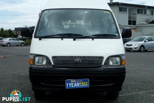 2001 TOYOTA HIACE COMMUTER RZH125R PEOPLE MOVER, 3 DOORS, 14 SEATS