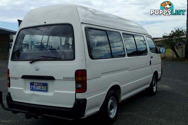 2001 TOYOTA HIACE COMMUTER RZH125R PEOPLE MOVER, 3 DOORS, 14 SEATS