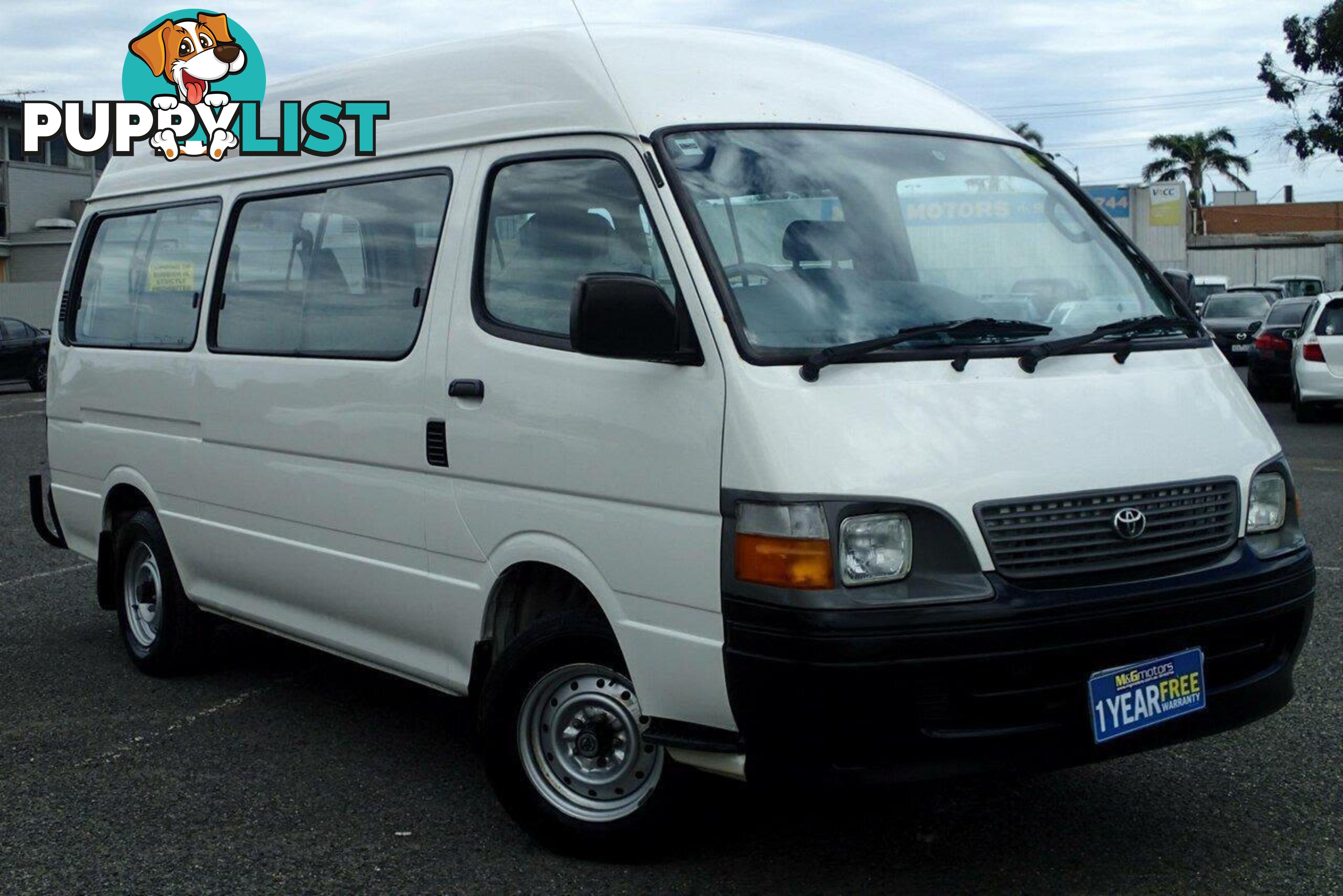 2001 TOYOTA HIACE COMMUTER RZH125R PEOPLE MOVER, 3 DOORS, 14 SEATS