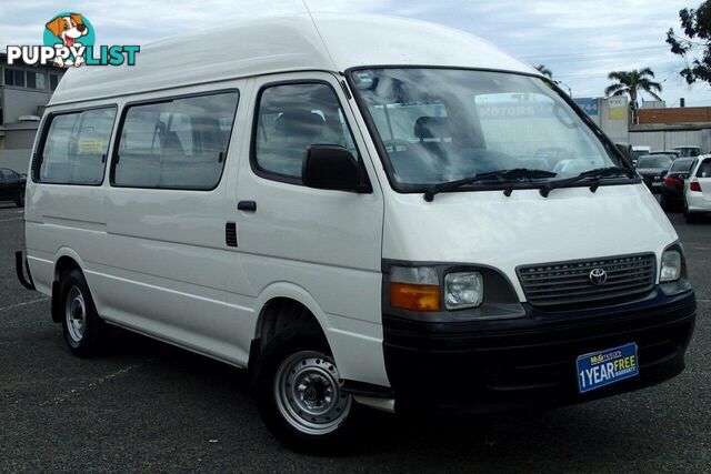 2001 TOYOTA HIACE COMMUTER RZH125R PEOPLE MOVER, 3 DOORS, 14 SEATS