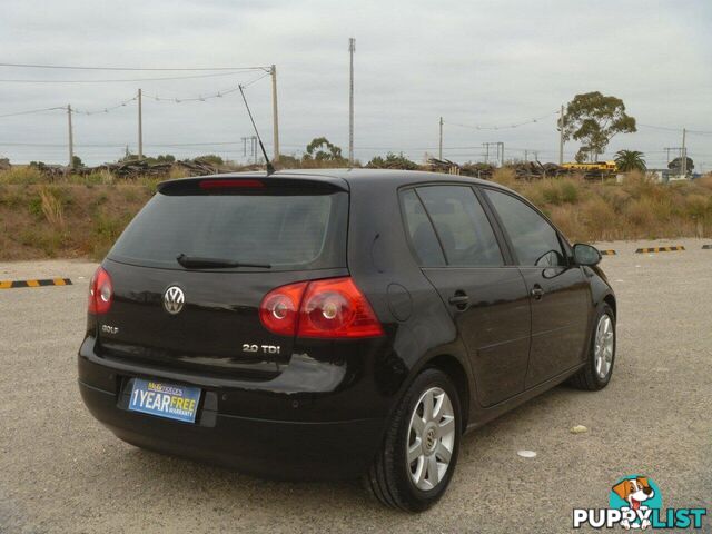 2007 VOLKSWAGEN GOLF 2.0 TDI COMFORTLINE 1K HATCH, 5 DOORS, 5 SEATS