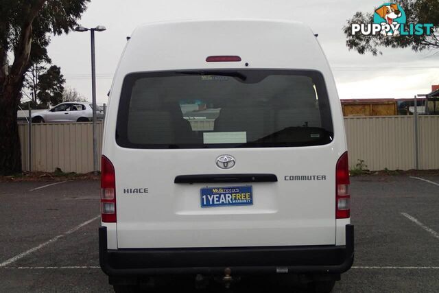 2018 TOYOTA HIACE COMMUTER TRH223R MY16 PEOPLE MOVER, 3 DOORS, 14 SEATS