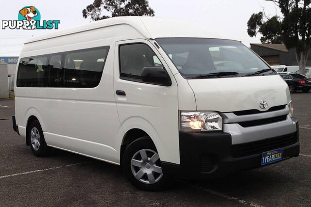 2018 TOYOTA HIACE COMMUTER TRH223R MY16 PEOPLE MOVER, 3 DOORS, 14 SEATS