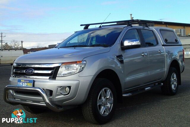 2014 FORD RANGER XLT 3.2 (4X4) PX UTE TRAY, 4 DOORS, 5 SEATS