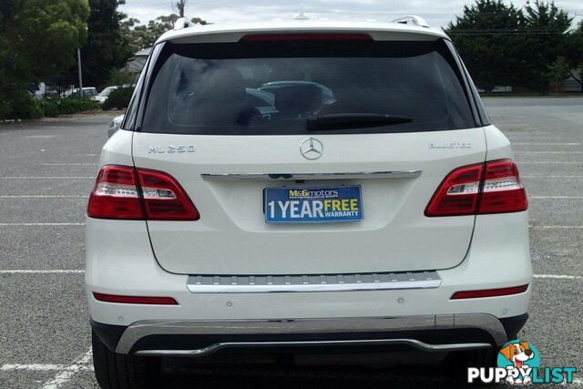 2012 MERCEDES-BENZ ML250 CDI BLUETEC (4X4) 166 SUV, 4 DOORS, 5 SEATS