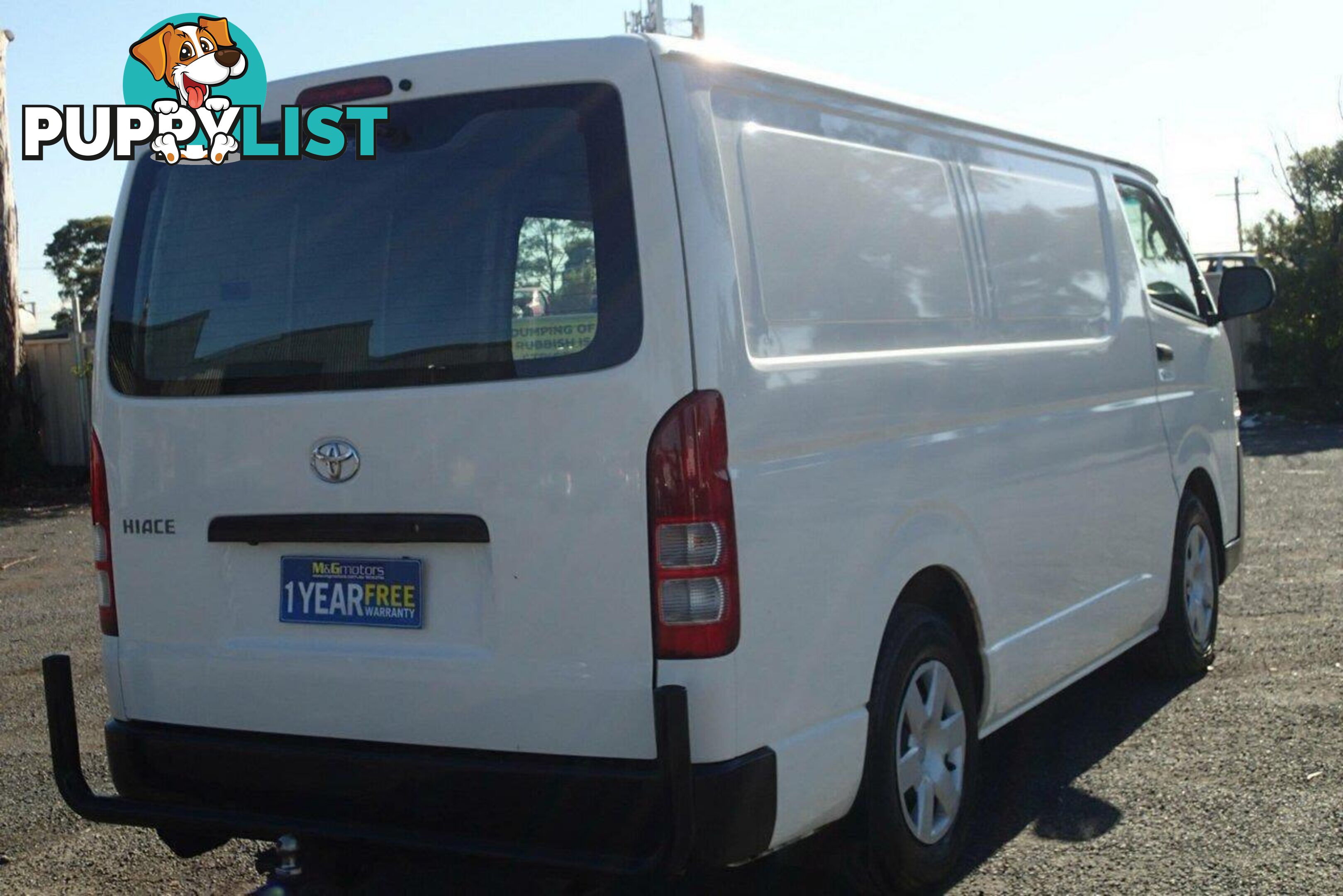 2016 TOYOTA HIACE LWB KDH201R MY16 COMMERCIAL, 4 DOORS, 2 SEATS