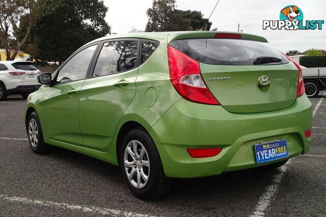 2014 HYUNDAI ACCENT ACTIVE RB2 HATCH, 5 DOORS, 5 SEATS