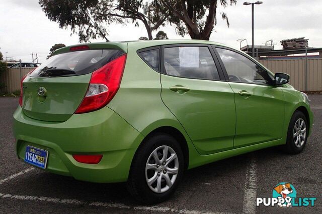 2014 HYUNDAI ACCENT ACTIVE RB2 HATCH, 5 DOORS, 5 SEATS