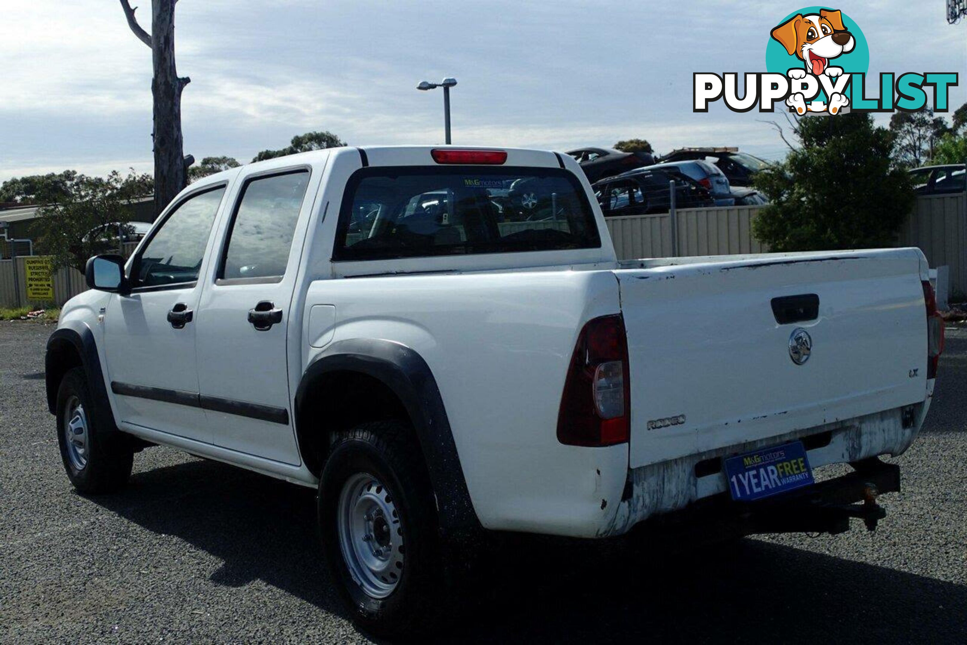 2007 HOLDEN RODEO LX RA MY07 UTE TRAY, 4 DOORS, 5 SEATS