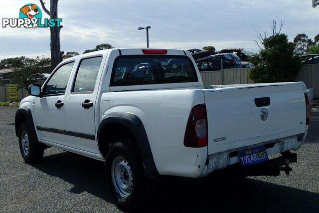 2007 HOLDEN RODEO LX RA MY07 UTE TRAY, 4 DOORS, 5 SEATS