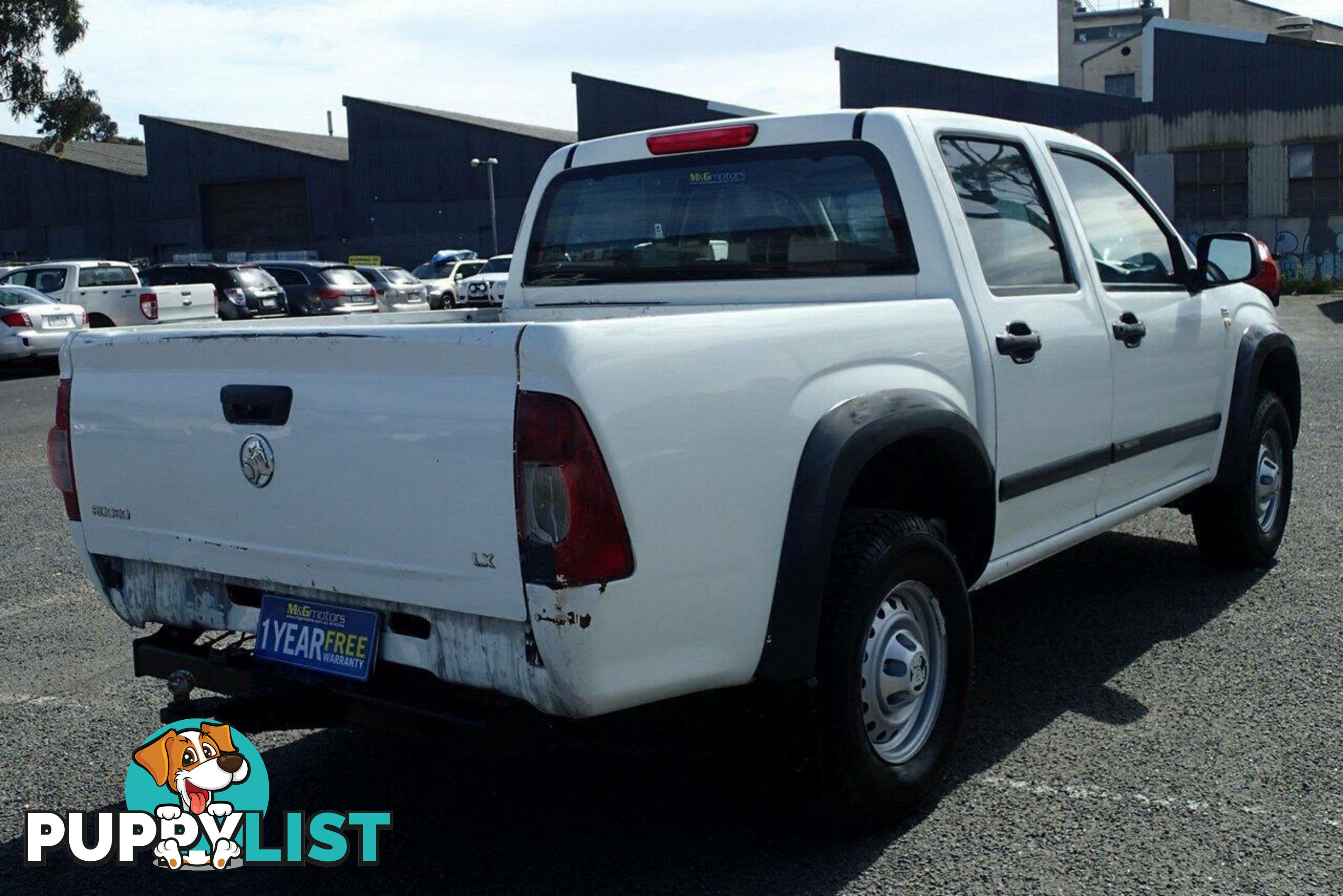 2007 HOLDEN RODEO LX RA MY07 UTE TRAY, 4 DOORS, 5 SEATS