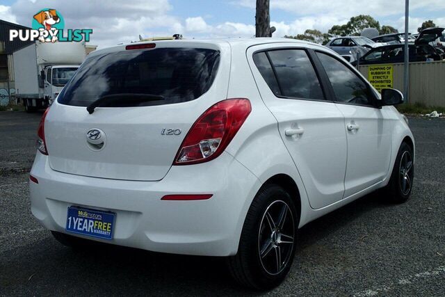 2012 HYUNDAI I20 ACTIVE PB MY12 HATCH, 5 DOORS, 5 SEATS