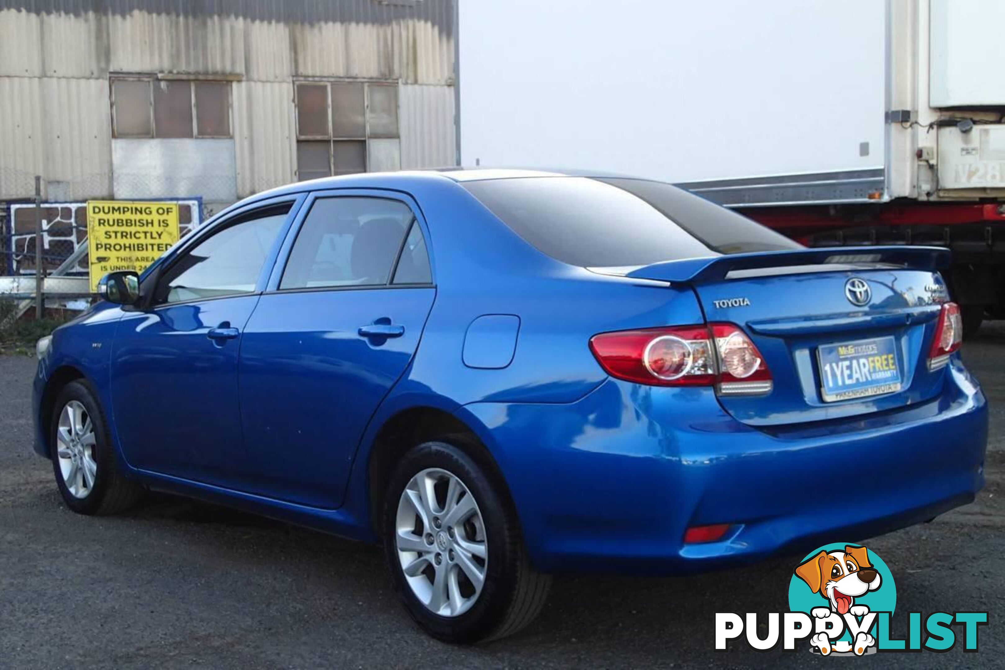 2012 TOYOTA COROLLA ASCENT SPORT ZRE152R MY11 SEDAN, 4 DOORS, 5 SEATS