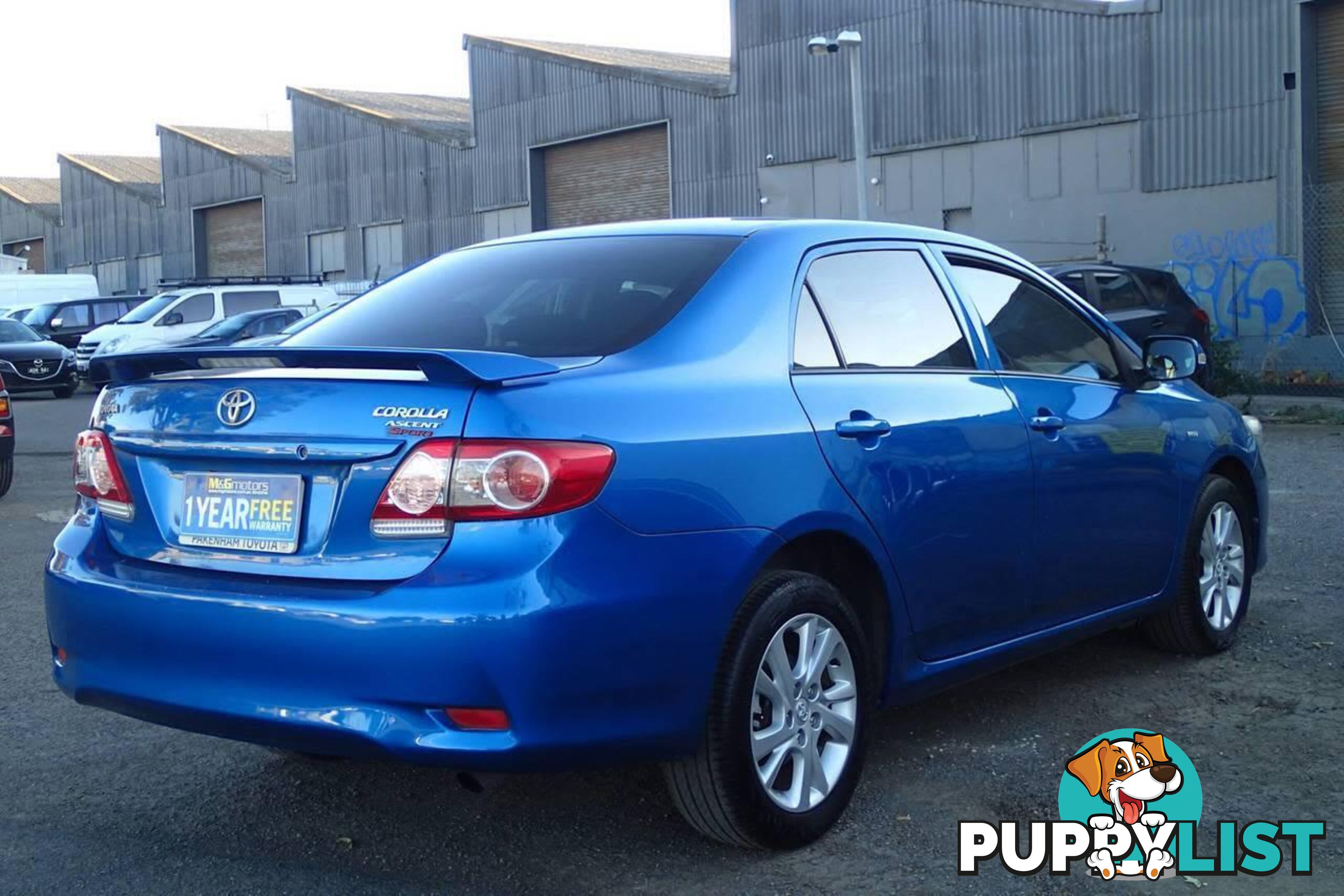 2012 TOYOTA COROLLA ASCENT SPORT ZRE152R MY11 SEDAN, 4 DOORS, 5 SEATS