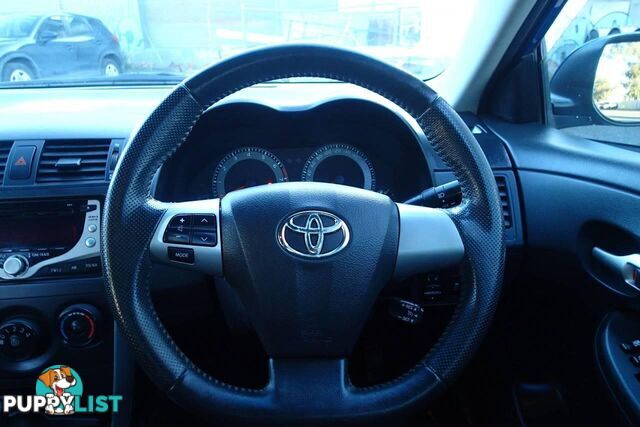 2012 TOYOTA COROLLA ASCENT SPORT ZRE152R MY11 SEDAN, 4 DOORS, 5 SEATS
