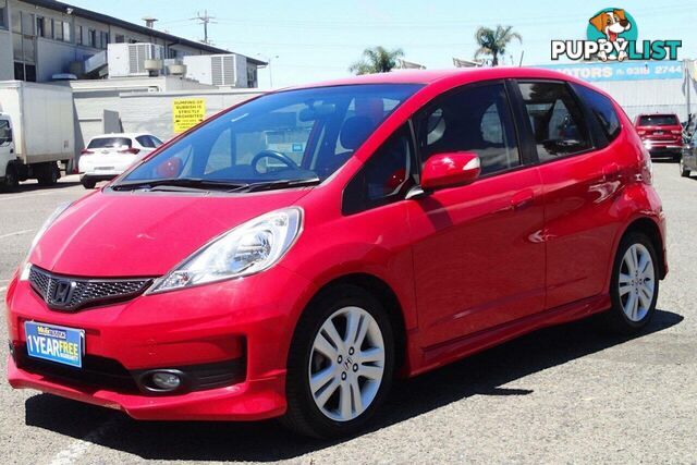 2012 HONDA JAZZ VIBE-S GE MY12 HATCH, 5 DOORS, 5 SEATS