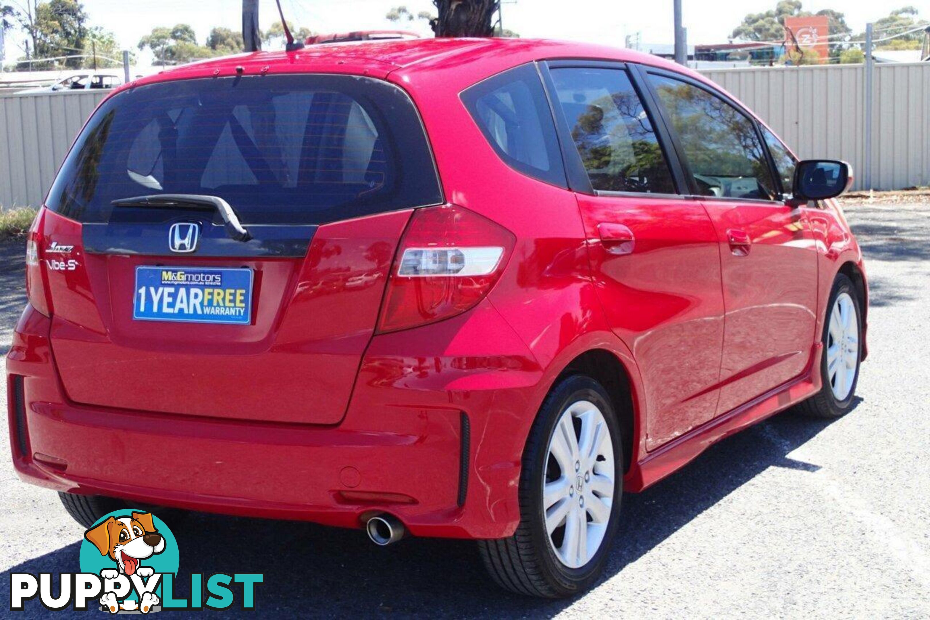 2012 HONDA JAZZ VIBE-S GE MY12 HATCH, 5 DOORS, 5 SEATS