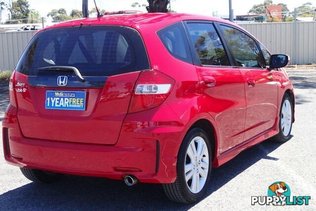 2012 HONDA JAZZ VIBE-S GE MY12 HATCH, 5 DOORS, 5 SEATS