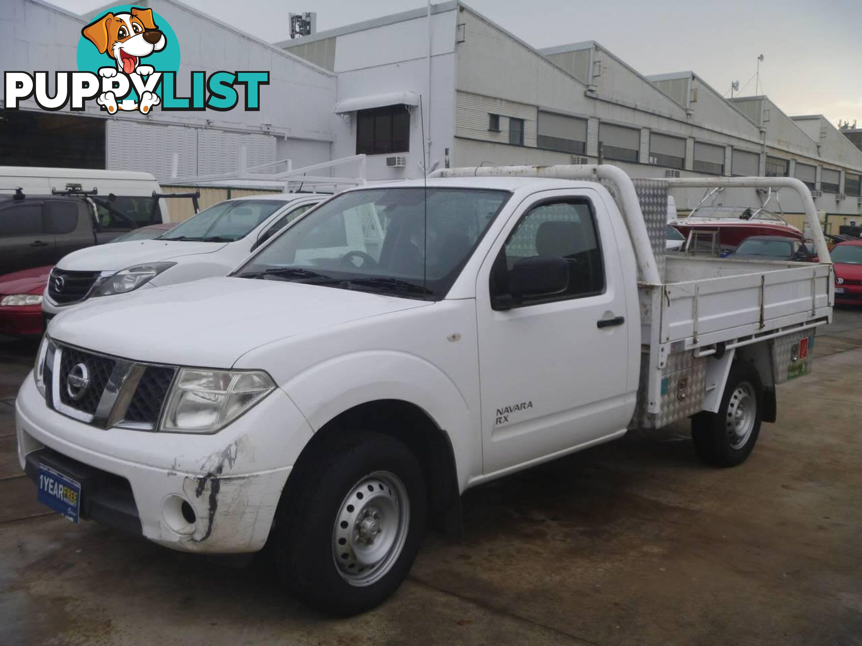2012 NISSAN NAVARA RX (4X4) D40 MY11 UTE TRAY, 2 DOORS, 3 SEATS