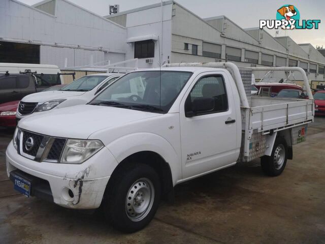 2012 NISSAN NAVARA RX (4X4) D40 MY11 UTE TRAY, 2 DOORS, 3 SEATS