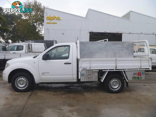 2012 NISSAN NAVARA RX (4X4) D40 MY11 UTE TRAY, 2 DOORS, 3 SEATS