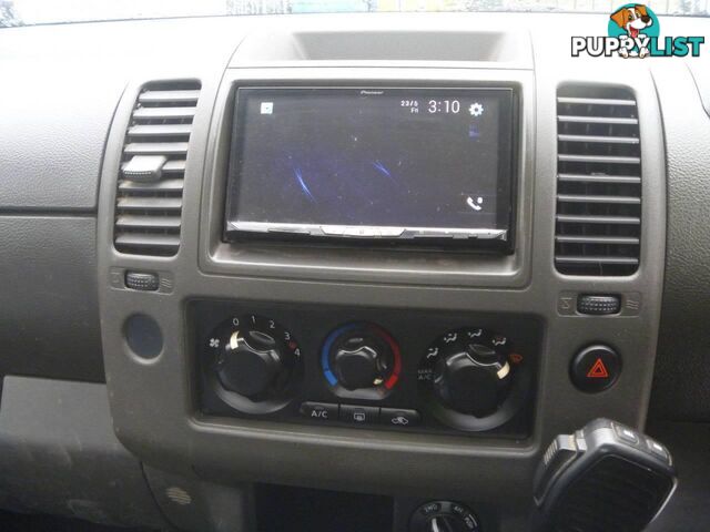 2012 NISSAN NAVARA RX (4X4) D40 MY11 UTE TRAY, 2 DOORS, 3 SEATS