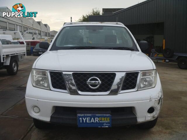 2012 NISSAN NAVARA RX (4X4) D40 MY11 UTE TRAY, 2 DOORS, 3 SEATS