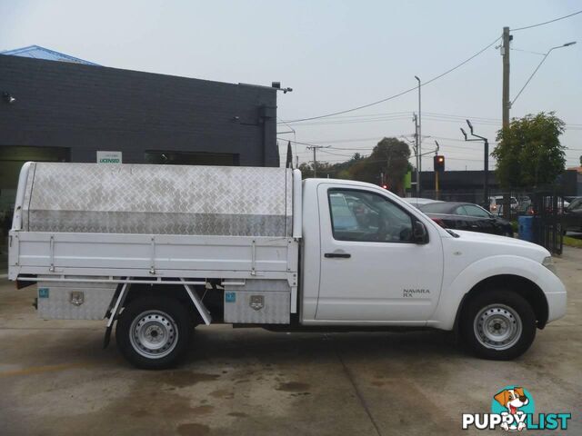2012 NISSAN NAVARA RX (4X4) D40 MY11 UTE TRAY, 2 DOORS, 3 SEATS