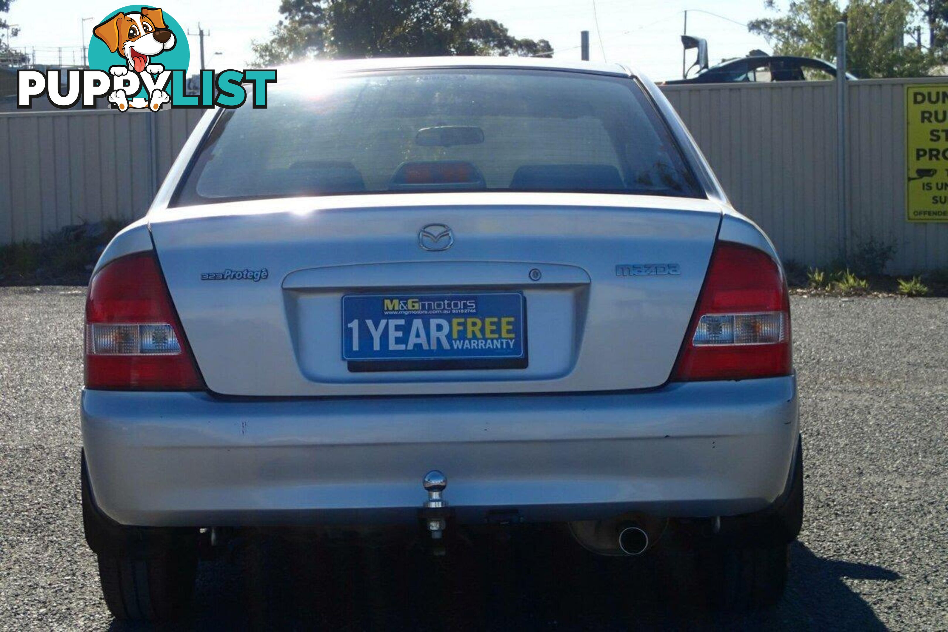 1999 MAZDA 323 PROTEGE  SEDAN, 4 DOORS, 5 SEATS