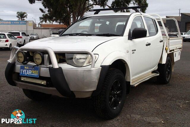 2009 MITSUBISHI TRITON GLX (4X4) MN MY10 UTE TRAY, 4 DOORS, 5 SEATS