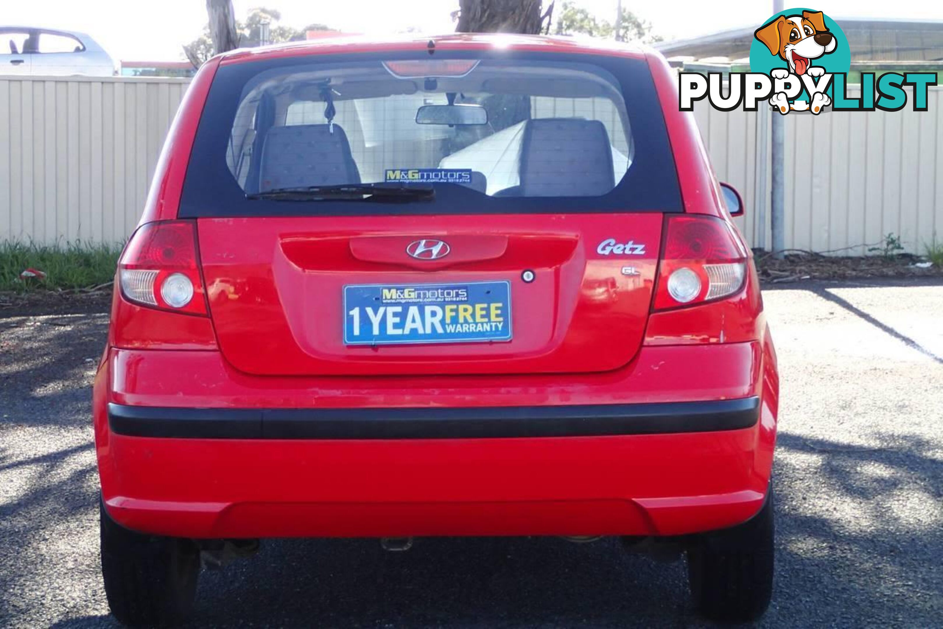 2004 HYUNDAI GETZ GL TB HATCH, 3 DOORS, 5 SEATS