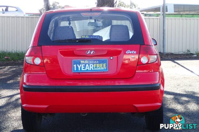 2004 HYUNDAI GETZ GL TB HATCH, 3 DOORS, 5 SEATS