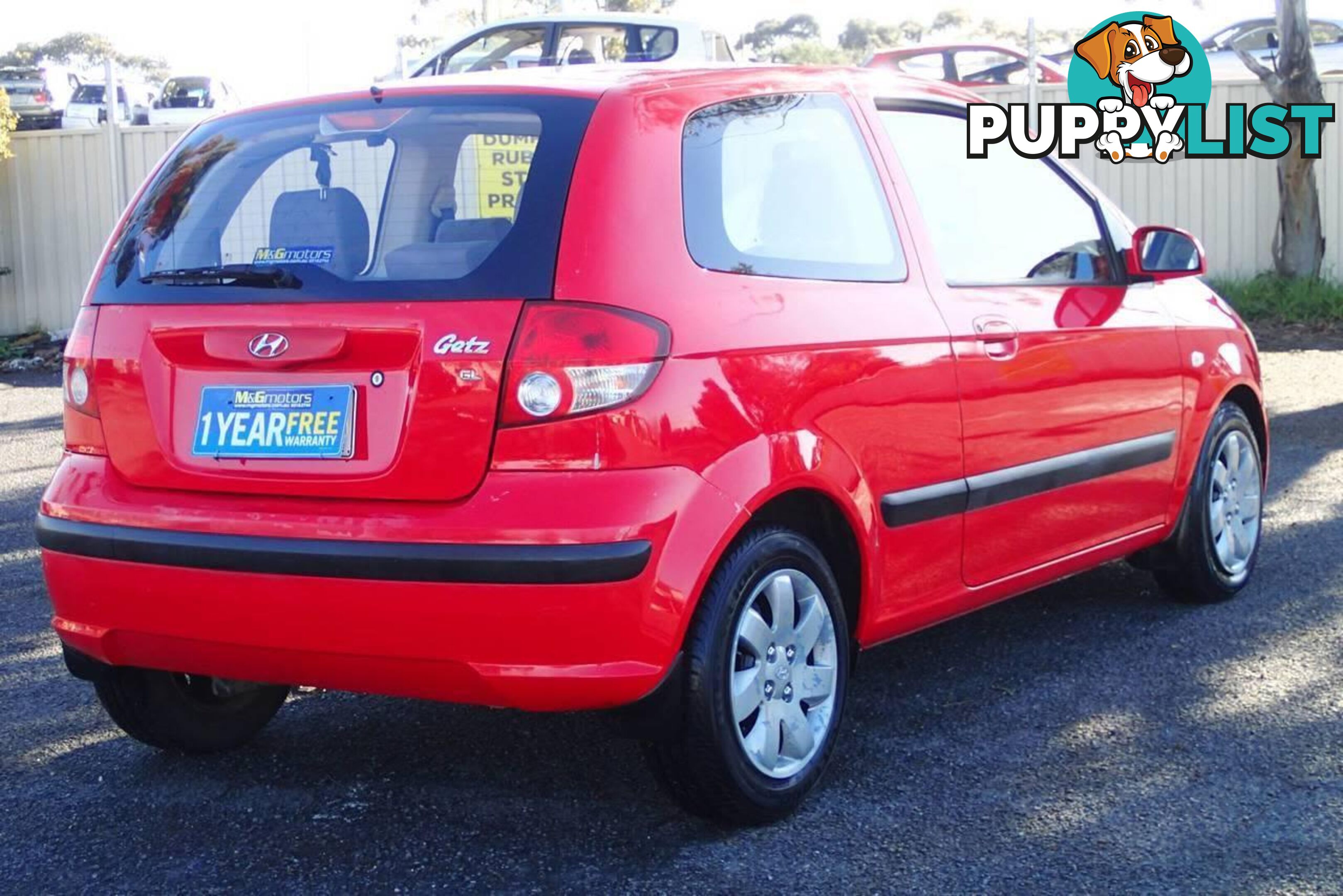 2004 HYUNDAI GETZ GL TB HATCH, 3 DOORS, 5 SEATS