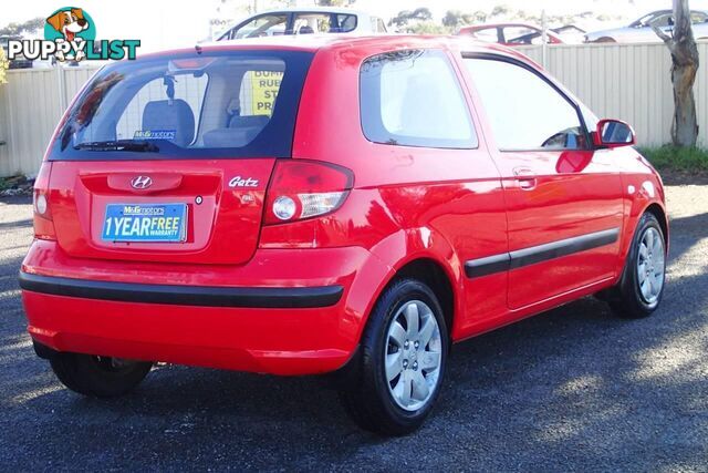 2004 HYUNDAI GETZ GL TB HATCH, 3 DOORS, 5 SEATS
