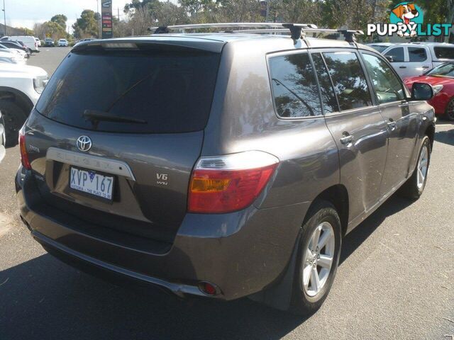 2010 TOYOTA KLUGER KX-R (FWD) 7 SEAT GSU40R SUV, 4 DOORS, 7 SEATS