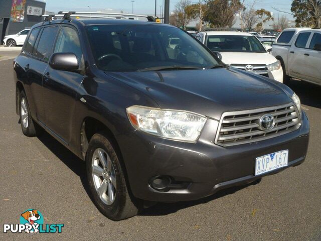 2010 TOYOTA KLUGER KX-R (FWD) 7 SEAT GSU40R SUV, 4 DOORS, 7 SEATS